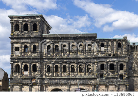 Porta Nigra ancient Roman UNESCO world heritage site in Trier 133696065