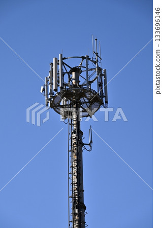 通信圖像(無線電塔:基站) 通信圖像(無線電塔:基站) 133696146