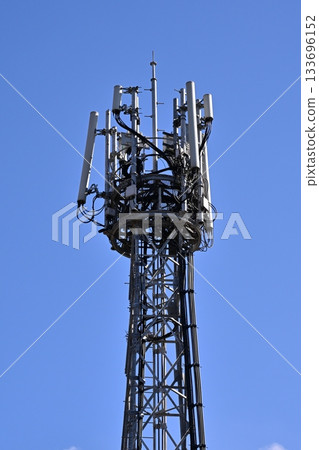 Communication image (radio tower: base station) Communication image (radio tower: base station) 133696152