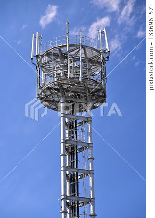 Communication image (radio tower: base station) Communication image (radio tower: base station) 133696157