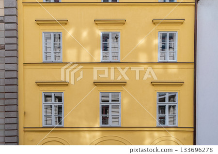 Yellow Classic Facade 133696278