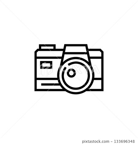 digital camera vector icon. computer component icon outline style. perfect use for logo, presentation, website, and more. simple modern icon design line style digital camera vector icon. computer component icon outline style. perfect use for logo, presentation, website, and more. simple modern icon design line style 133696348