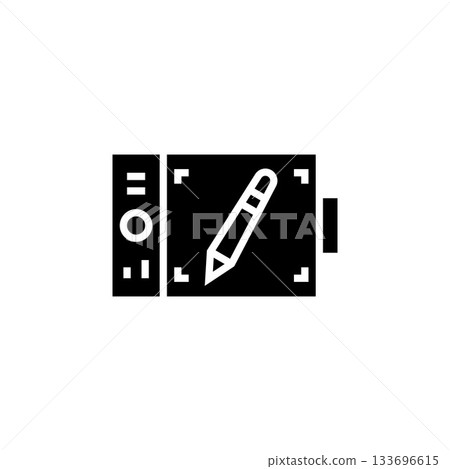 pen tablet vector icon. computer component icon solid style. perfect use for logo, presentation, website, and more. simple modern icon design solid style pen tablet vector icon. computer component icon solid style. perfect use for logo, presentation, website, and more. simple modern icon design solid style 133696615