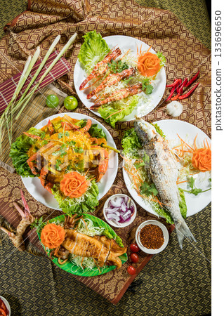 thai seafood feast thai seafood feast 133696650