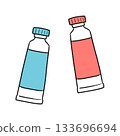 Simple illustration of paint Simple illustration of paint 133696694