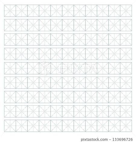 Workbook for writing hieroglyphs. Lined paper for printing. Geometric pattern for school. Realistic lined paper. Simulator for writing Chinese characters. Page of calligraphy exercises. Graph paper Workbook for writing hieroglyphs. Lined paper for printing. Geometric pattern for school. Realistic lined paper. Simulator for writing Chinese characters. Page of calligraphy exercises. Graph paper 133696726