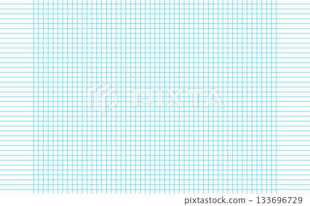 Graph paper. Printable squared grid paper with color horizontal lines. Geometric background for school, textures, notebook, diary. Realistic lined paper blank 133696729