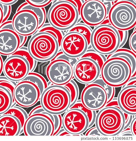 Seamless pattern with geometric aboriginal ornament. Ethnic tribal rounded color background. Afican, australian motiph. Dots painting. Vector illustration, template design for cloth, card, fabric Seamless pattern with geometric aboriginal ornament. Ethnic tribal rounded color background. Afican, australian motiph. Dots painting. Vector illustration, template design for cloth, card, fabric 133696875