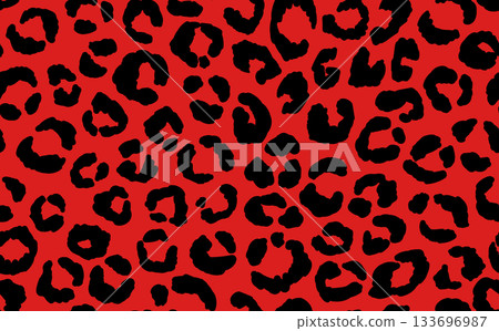 Abstract modern leopard seamless pattern. Animals trendy background. Color decorative vector stock illustration for print, card, postcard, fabric, textile. Modern ornament of stylized skin Abstract modern leopard seamless pattern. Animals trendy background. Color decorative vector stock illustration for print, card, postcard, fabric, textile. Modern ornament of stylized skin 133696987
