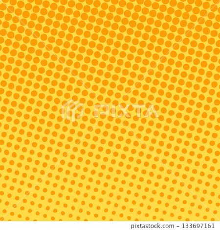 Pop art creative concept colorful comics book magazine cover. Polka dots colorful background. Cartoon halftone retro pattern. Abstract template design for poster, card, sale banner, empty bubble Pop art creative concept colorful comics book magazine cover. Polka dots colorful background. Cartoon halftone retro pattern. Abstract template design for poster, card, sale banner, empty bubble 133697161