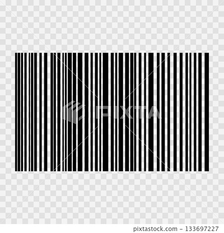 Barcode isolated on white background. Code stripes sticker. Barcode labels, customers qr code 133697227