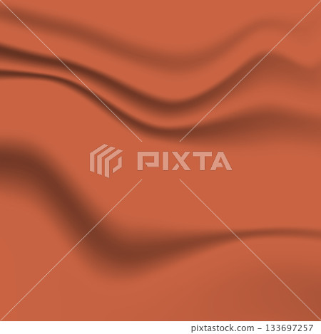 Silk brown background. Abstract vector pattern with copy space. Liquid wave texture, smooth drapery wallpaper. Wedding fabric, satin. Wavy design for banner, card, postcard, backdrop Silk brown background. Abstract vector pattern with copy space. Liquid wave texture, smooth drapery wallpaper. Wedding fabric, satin. Wavy design for banner, card, postcard, backdrop 133697257