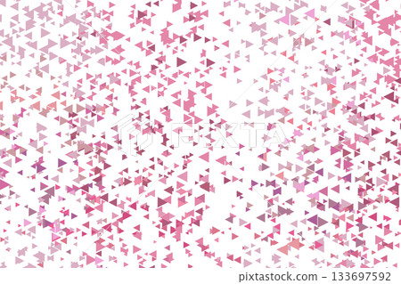 Polygonal pink mosaic background. Abstract low poly vector illustration. Triangular pattern, copy space. Template geometric business design with triangle for poster, banner, card, flyer Polygonal pink mosaic background. Abstract low poly vector illustration. Triangular pattern, copy space. Template geometric business design with triangle for poster, banner, card, flyer 133697592