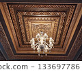 Classic chandelier hanging on cravings furniture ceiling 133697786