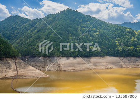 從愛知縣新城市眺望烏雷水壩 133697800