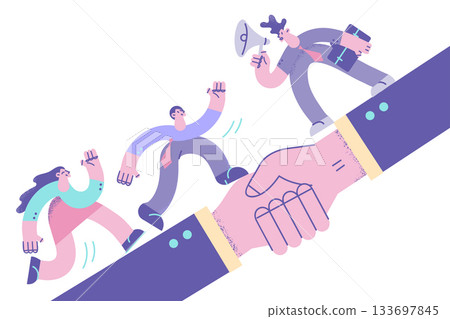 Deal, Agreement and business cooperation concept 133697845