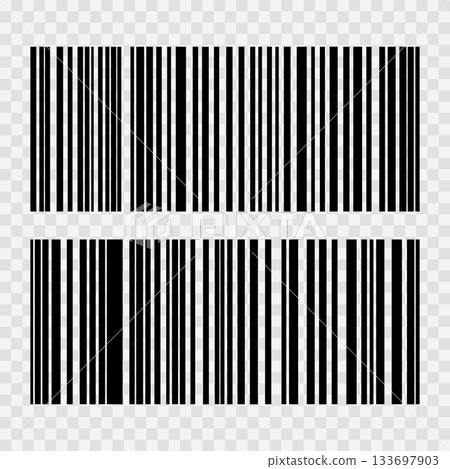Barcode isolated on white background. Code stripes sticker. Barcode labels, customers qr code Barcode isolated on white background. Code stripes sticker. Barcode labels, customers qr code 133697903