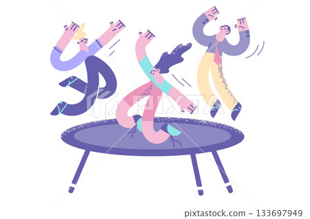 Children activities and having fun concept 133697949