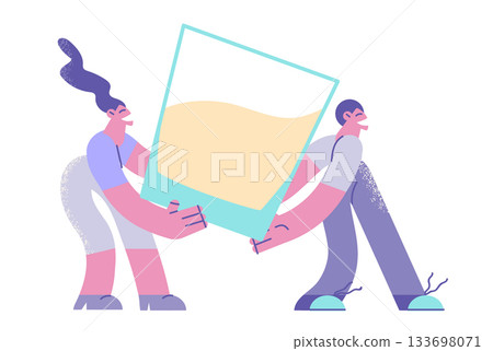 Fresh clean water and healthy lifestyle concept 133698071