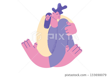 Taking care of grandparents concept. Taking care of grandparents concept. 133698079
