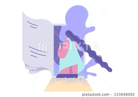 Education for everybody as key to world concept. 133698092