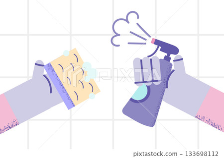 Washing and house cleaning concept Washing and house cleaning concept 133698112