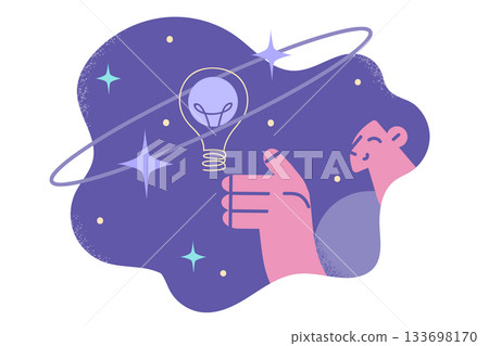 Idea, creativity and space concept 133698170