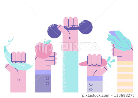 Living healthy lifestyle and eating concept Living healthy lifestyle and eating concept 133698275