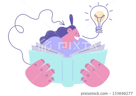 New creative ideas and innovation concept. 133698277