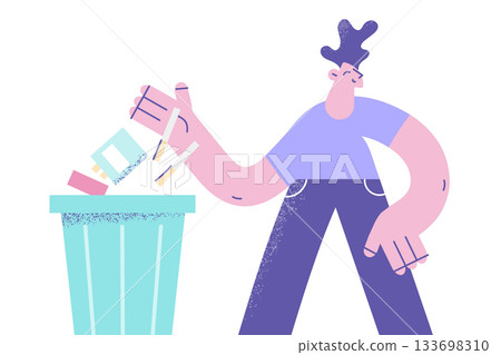 Stop smoking and healthy lifestyle concept 133698310