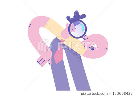 Research, investigation and curiosity concept. 133698422