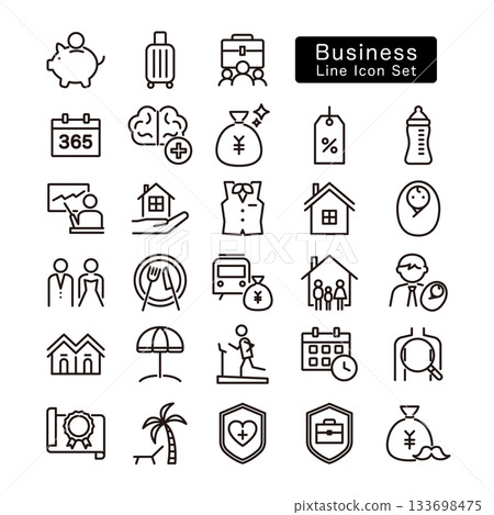 業務圖標集 133698475