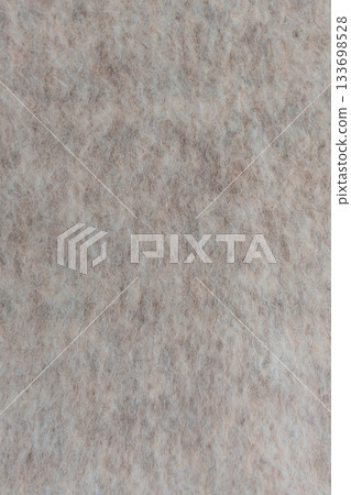Close up of soft wool blend fabric with fuzzy beige texture and natural fibers for textile design 133698528