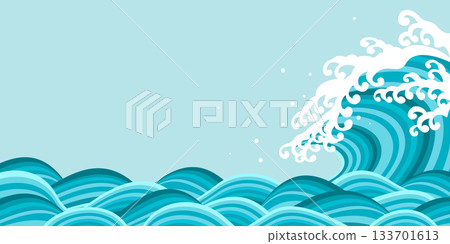 Powerful waves Powerful waves 133701613