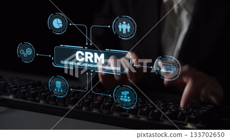 CRM Customer Relationship Management Platform with Data Analytic User Tool Muxer 133702650