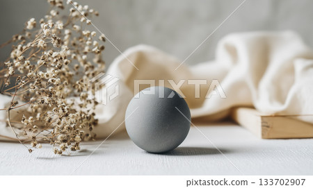 紋理球體和天然元素 133702907