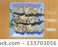 Aerial view of yakitori 133703056