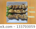 Aerial view of yakitori 133703059