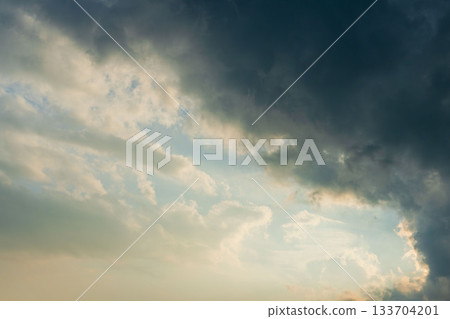 Autumn sky: Sky and clouds at dusk 17 133704201