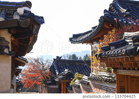 Bukchon hanok village in Seoul. Korea. 133704425
