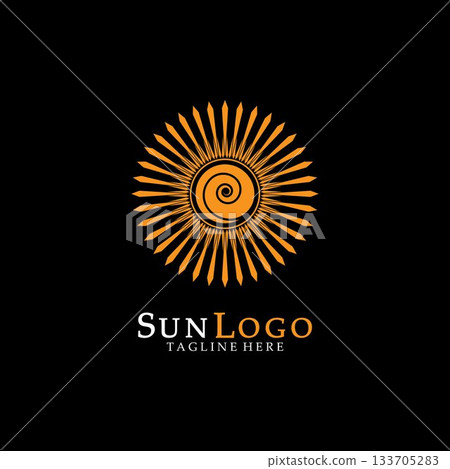 Sun Vector illustration Icon 133705283