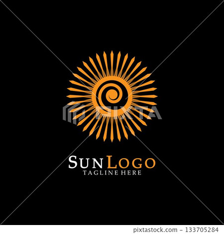 Sun Vector illustration Icon 133705284