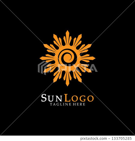 Sun Vector illustration Icon 133705285