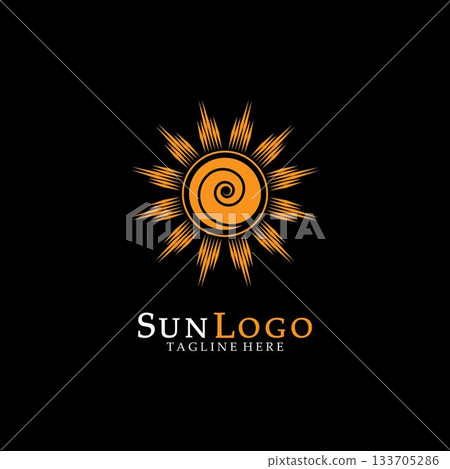 Sun Vector illustration Icon Sun Vector illustration Icon 133705286