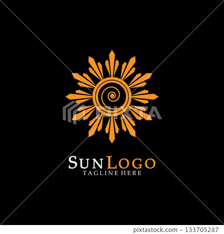 Sun Vector illustration Icon 133705287