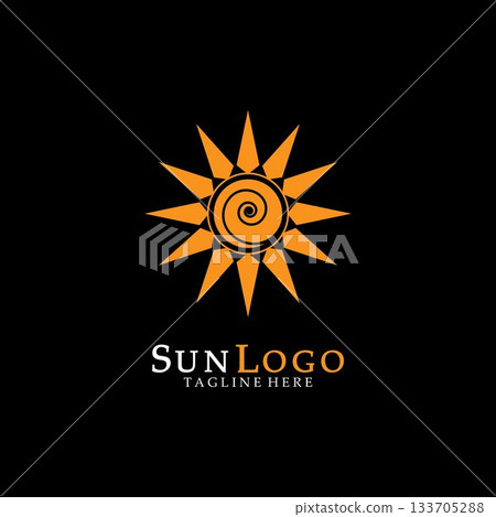 Sun Vector illustration Icon 133705288