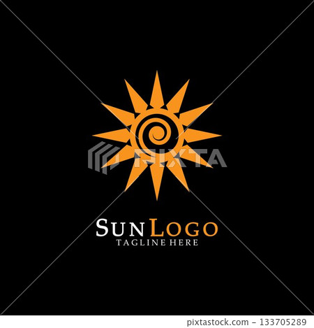 Sun Vector illustration Icon Sun Vector illustration Icon 133705289