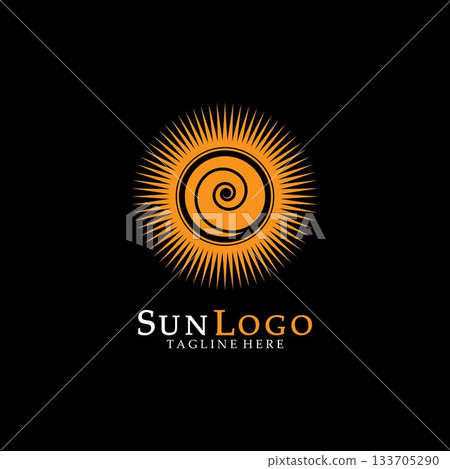 Sun Vector illustration Icon 133705290