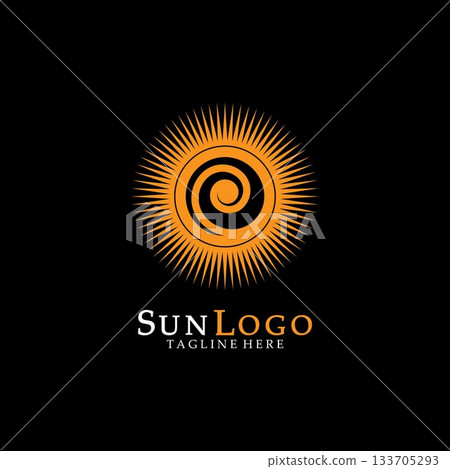 Sun Vector illustration Icon 133705293