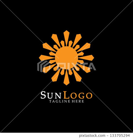 Sun Vector illustration Icon 133705294